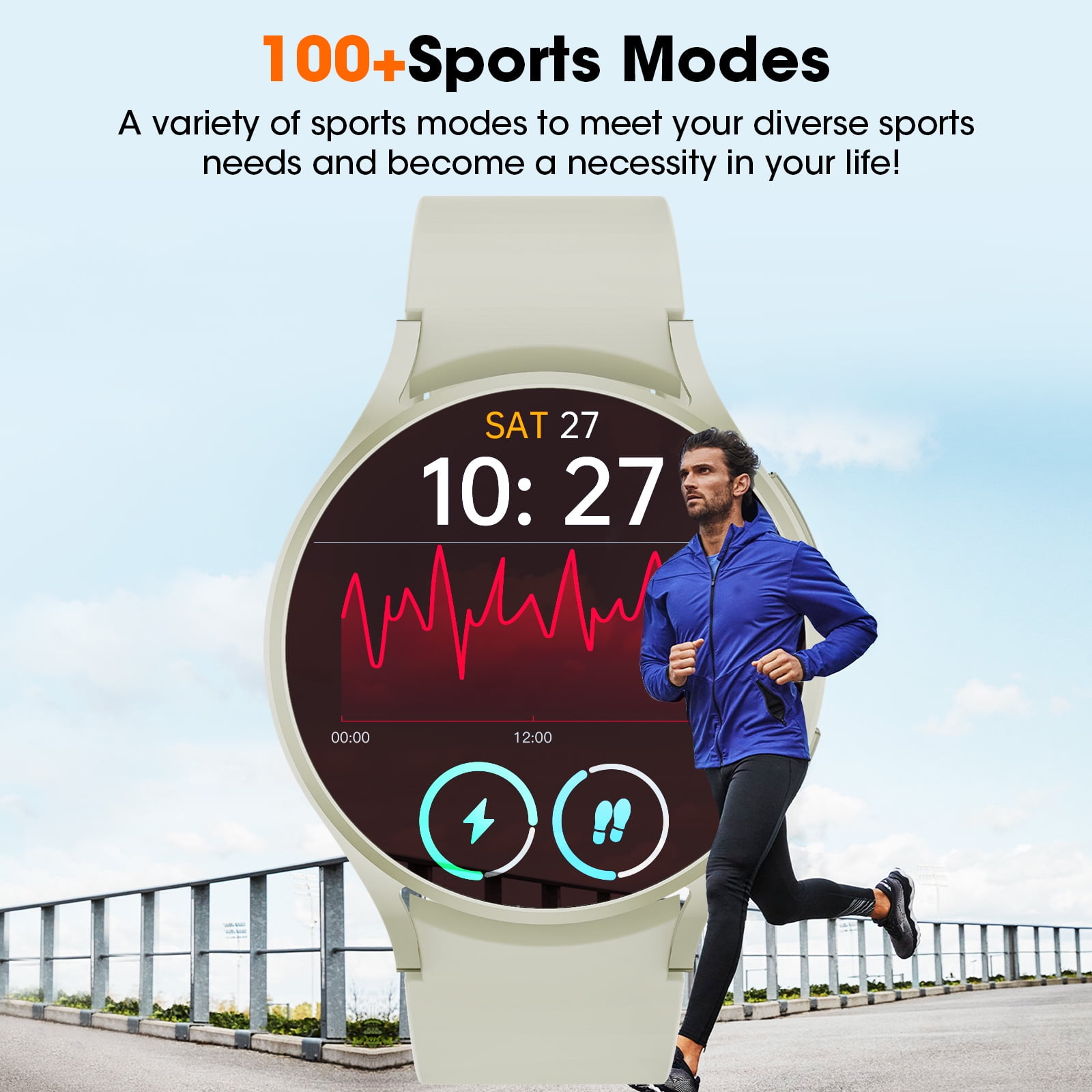 Women's Smartwatch with Call Function & Fitness Tracking