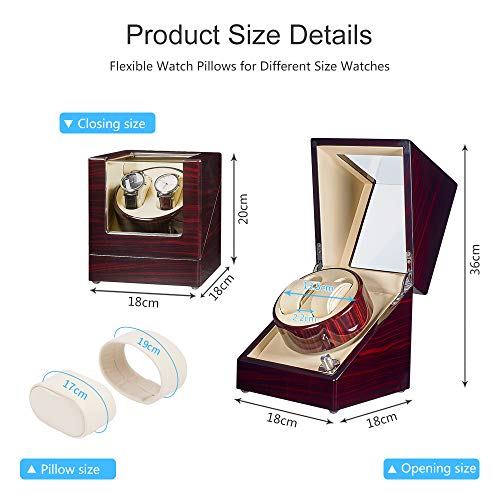 JQUEEN Dual Watch Winder - Silent Motor