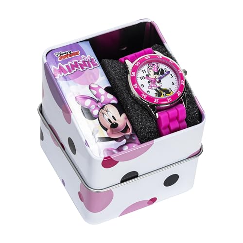 Minnie Mouse Pink Analog Time-Teacher Watch