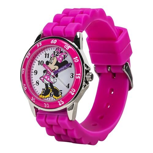 Minnie Mouse Pink Analog Time-Teacher Watch