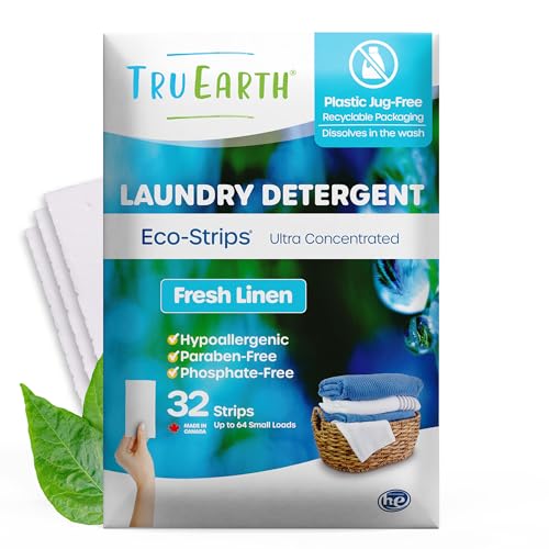 Biodegradable Laundry Eco-Strips, 32 Count