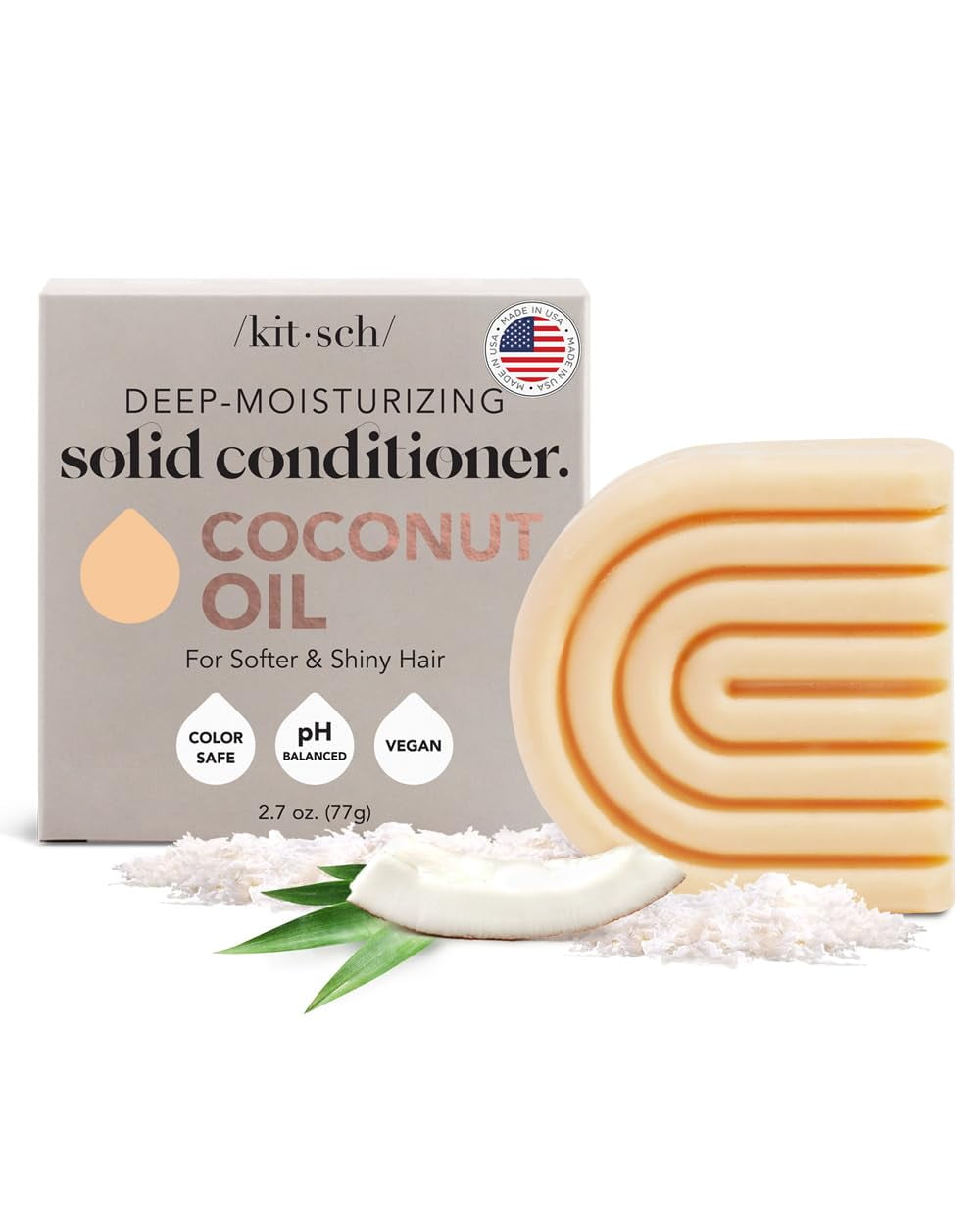Coconut & Shea Moisturizing Conditioner Bar - Eco-Friendly