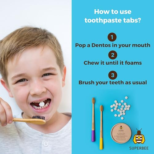 Eco-Friendly Chewable Toothpaste Tablets - Spearmint