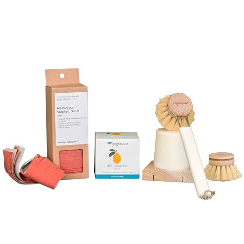 Eco-Friendly Natural Dish Cleaning Set - 5 Pieces