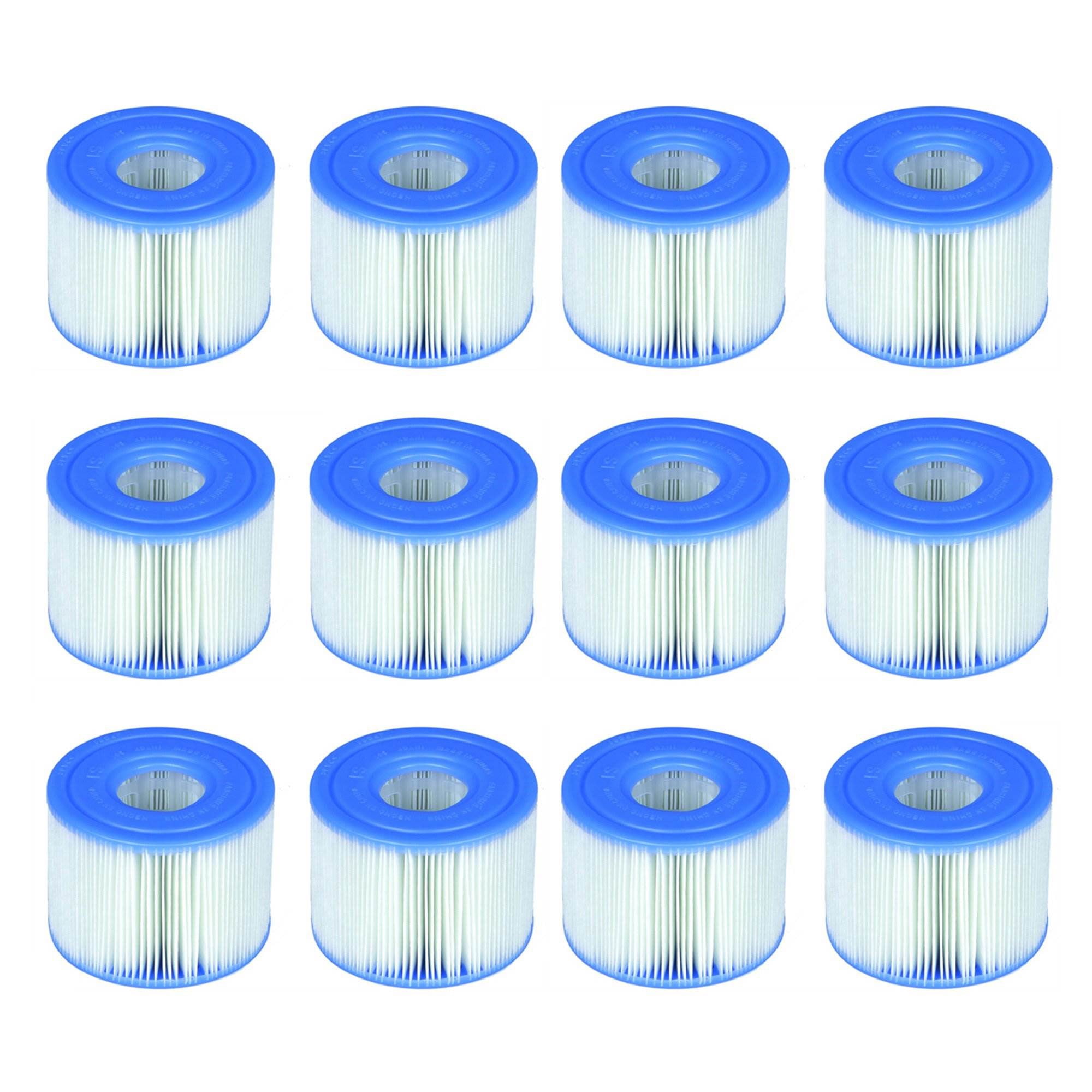 12-Pack Intex S1 Spa Filter Cartridges