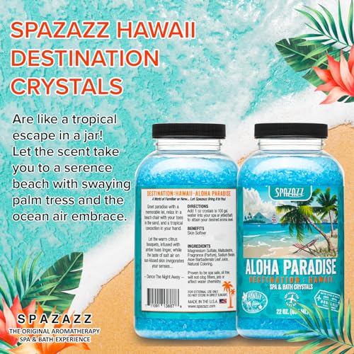 22 oz. Spazazz Hawaii Aloha Destination Crystals
