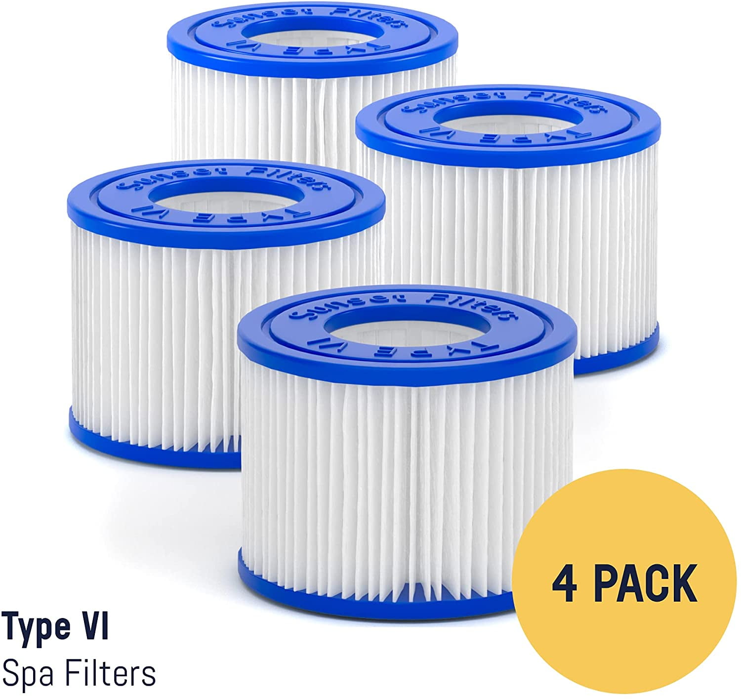 SUNSET VI Hot Tub Filters (4 Pack)