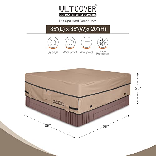 Waterproof Hot Tub Cover - 85x85 inch