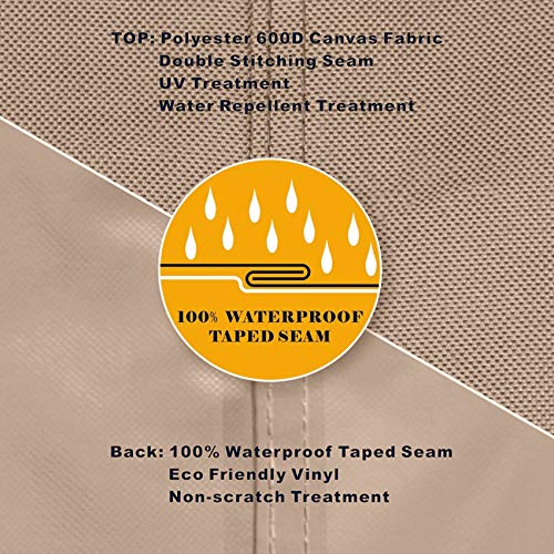 Waterproof Hot Tub Cover - 85x85 inch