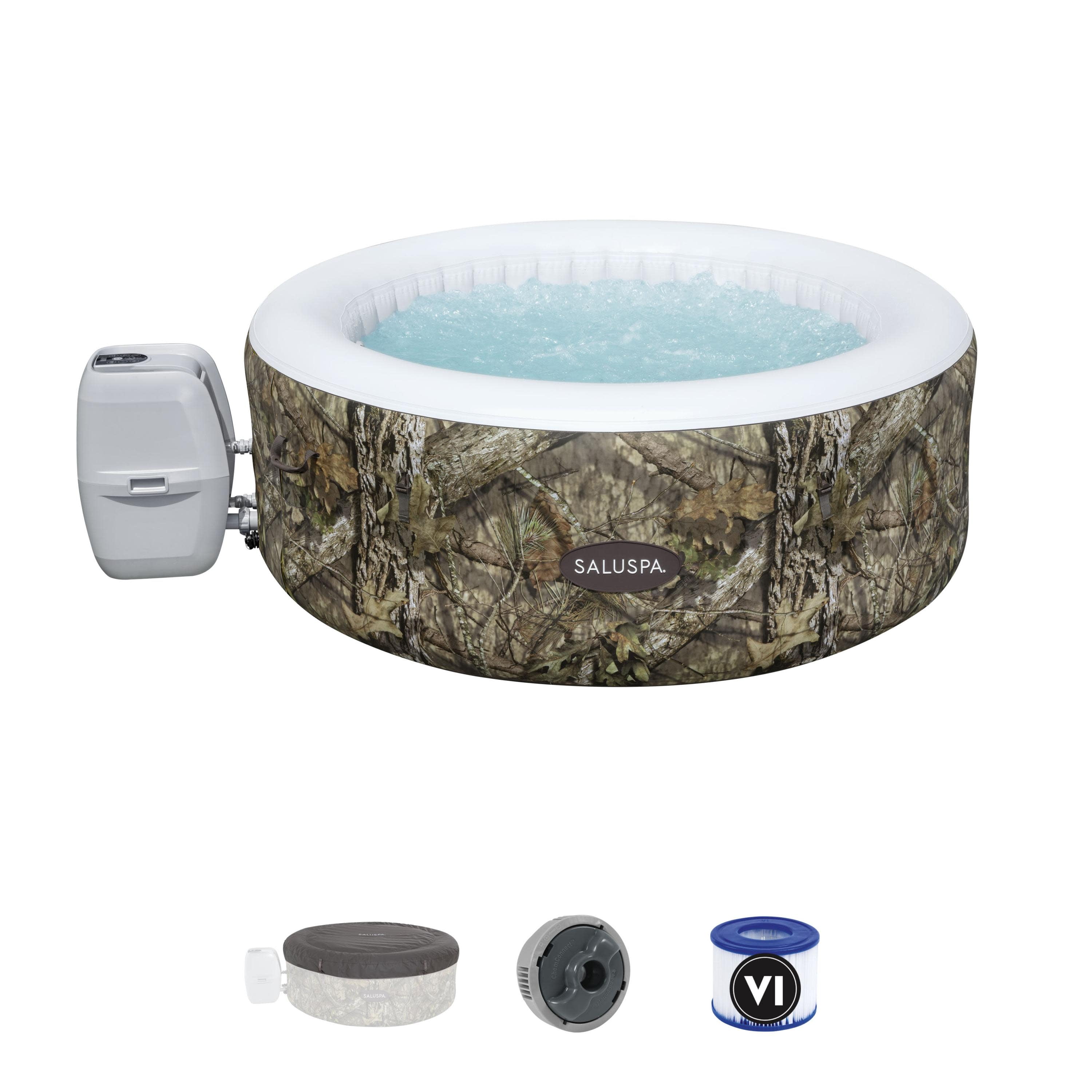 Mossy Oak Inflatable Hot Tub for Outdoors (or Outdoors Inflatable Hot Tub)