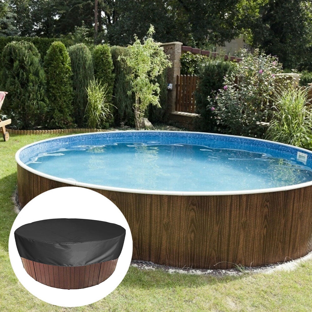 Round Hot Tub Weatherproof Cover - Large