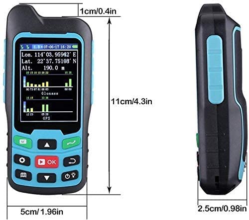 Handheld GPS GLONASS BEIDOU Length and Land Area Measure Calculation Meter,GPS Area & Distance Measurement,Figure Track Multifunctional Measuring Instrument