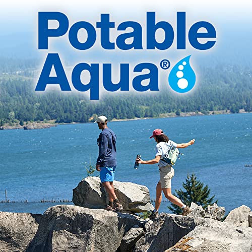 Potable Aqua Water Purification, Water Treatment Tablets - 50 count Twin Pack