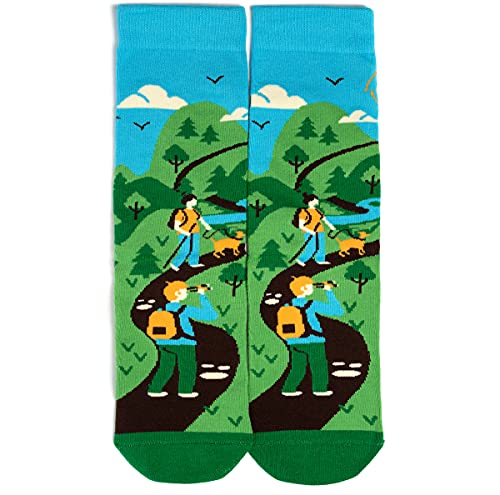 I'd Rather Be - Funny Socks Novelty Gift For Men, Women and Teens (Hiking) One Size