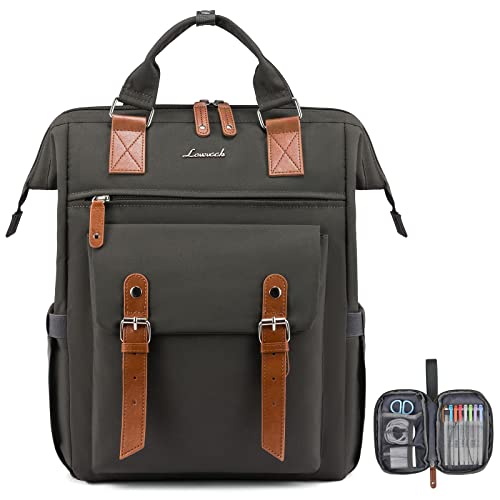 LOVEVOOK Laptop Backpack for Women, Teacher Nurse Bag Work Travel Computer Backpacks Purse,College School Student Bookbag