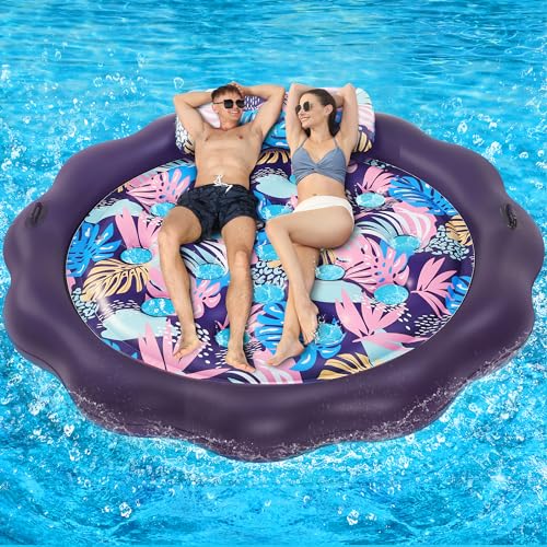 Inflatable Headrest Pool Float for Adults