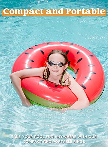 JOYIN Inflatable Fruit Swim Tubes - 3 Pack