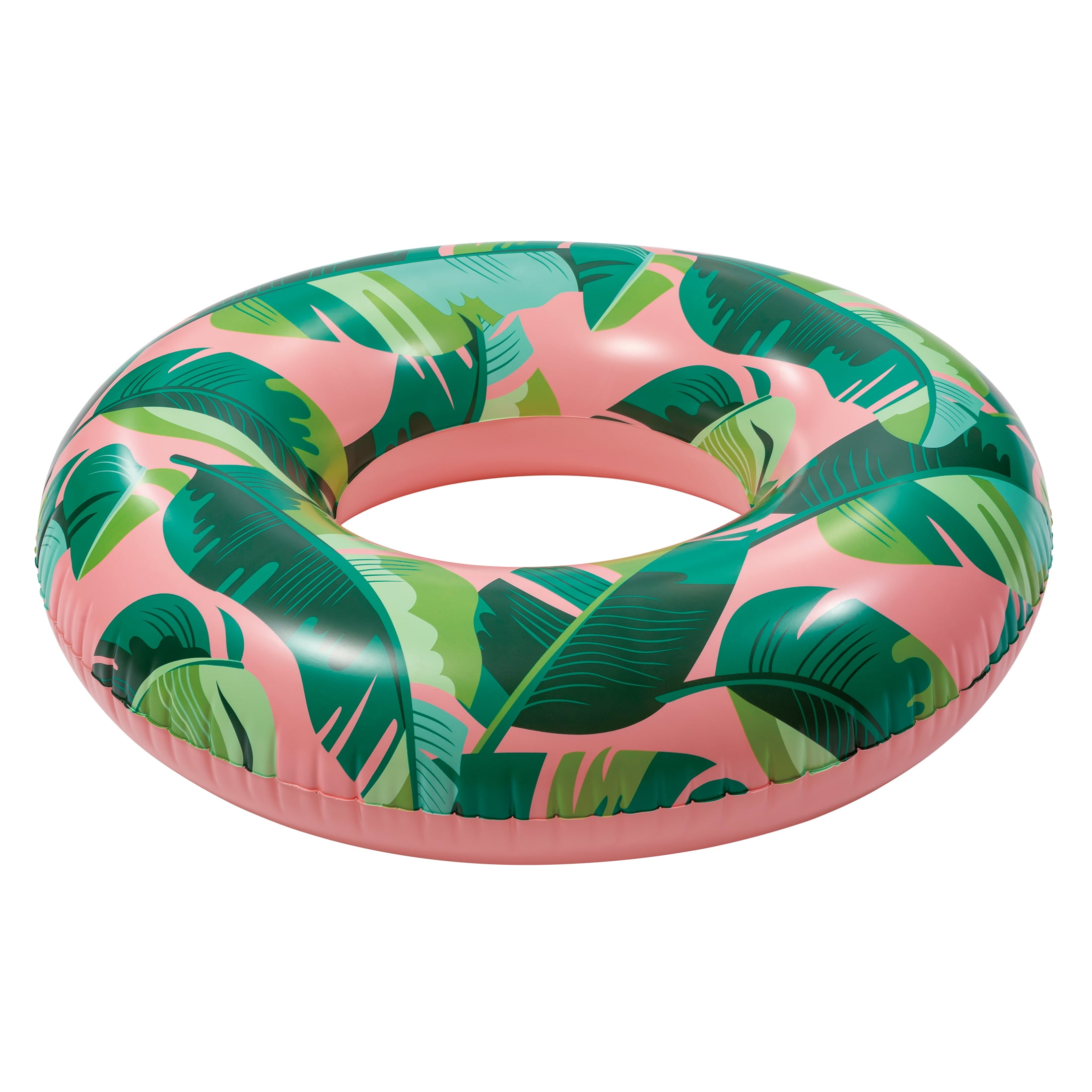 Bluescape Pink Tropical Inflatable Swim Tube