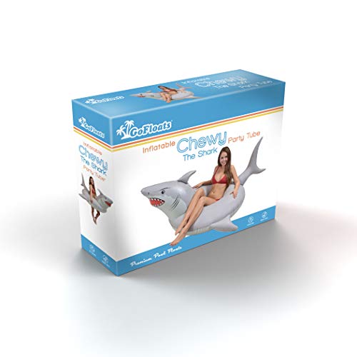 Great White Shark Inflatable Pool Float Tube