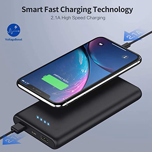 Portable Charger Power Bank 26800mah, Ultra-High Capacity Safer External Cell Phone Battery Pack Compact with High-Performance Cells & 2 USB Output, Smart Charge for Smartphone, Android, Tablet & etc