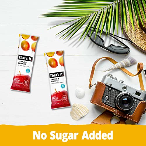 That's it. Apple + Variety 100% Natural Real Fruit Bar, Best High Fiber Vegan, Gluten Free Healthy Snack, Paleo for Children & Adults, Non GMO No Added Sugar, No Preservatives Energy Food (12 Pack)