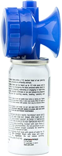 Safety Air Horn, 1.4 Ounces, Warning Horn, Sport and Safety Personal Alarm Horn, Dangerous Animal Deterrent - 1 Each
