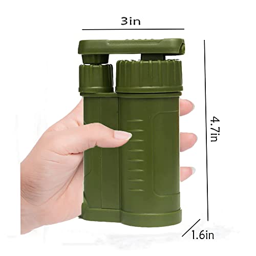 PHEPUS Hand Pump Water Filter Survival Filtration Portable Gear Emergency Preparedness Supply for Trekking Travel Hiking Camping
