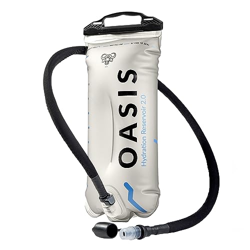 Water Buffalo Water Bladder for Hiking Backpack - 3L Hydration Bladder with Water Reservoir Hose Insulator & High Flow Bite Valve - Leak Proof 3L Water Reservoir - 3 Liter Water Pouch for Hiking