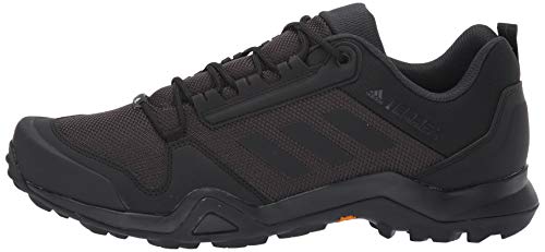 adidas outdoor mens Terrex Ax3 Hiking Boot, Black/Black/Carbon, 9.5 US