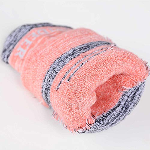 Hiking Socks Walking Socks For Women, FEIDEER 3 Pairs Outdoor Recreation Socks Moisture Wicking Crew Socks (Purple/Red/Pink)