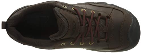 KEEN unisex adult Targhee 3 Oxford Casual Hiking Shoe, Dark Earth/Mulch, 10 US