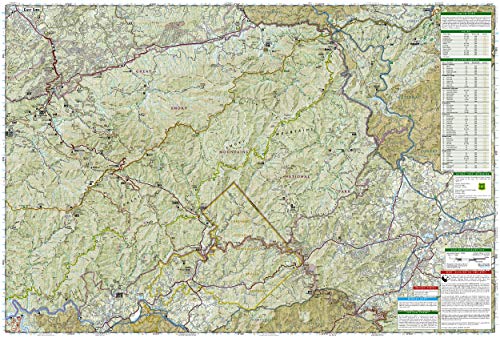 Great Smoky Mountains National Park Map (National Geographic Trails Illustrated Map, 229)