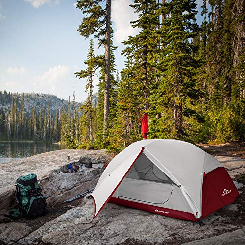 Forceatt Backpacking Tent 2 Person, Professional Waterproof & Windproof & Pest Proof 2 Doors Lightweight Camping Tent, 3-4 Seasons, Easy Set Up, Great for Camping, Hiking & Outdoor.