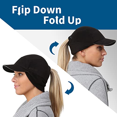 TrailHeads Women's Trailblazer Adventure Ponytail Cap, Black, One Size