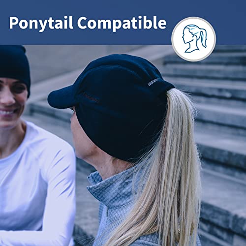 TrailHeads Women's Trailblazer Adventure Ponytail Cap, Black, One Size