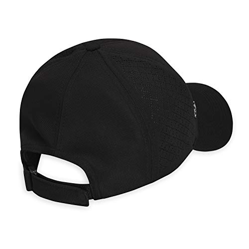 Gaiam Women's Wander Geo Hat - Breathable Ball Cap, Pre-Shaped Bill, Adjustable Size (Running, Outdoors, Baseball, Sun, Hiking, Yoga, Golf, Tennis, Sports & Fitness) - Black