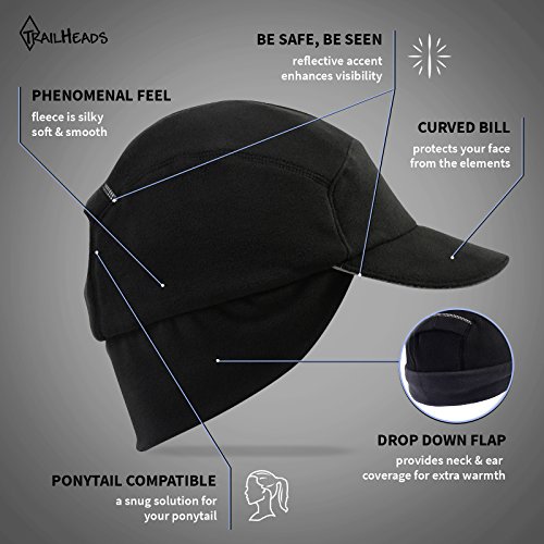 TrailHeads Women's Trailblazer Adventure Ponytail Cap, Black, One Size