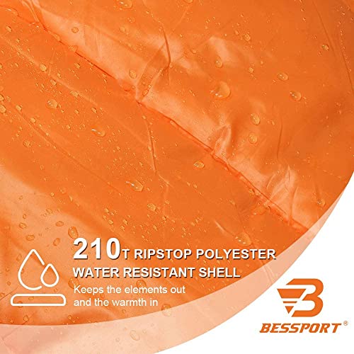Bessport Mummy Sleeping Bag | 15-45 ℉ Extreme 3-4 Season Sleeping Bag for Adults Cold Weather– Warm and Washable, for Hiking Traveling & Outdoor Activities