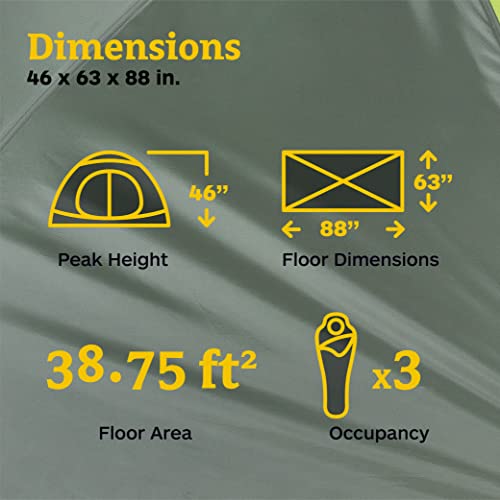 Marmot Crane Creek 3-Person Backpacking and Camping Tent