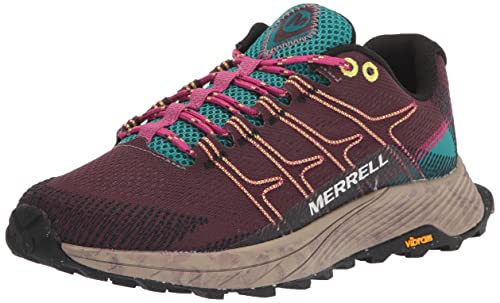 Merrell Women's Moab Flight Hiking Shoe, Burgundy, 8