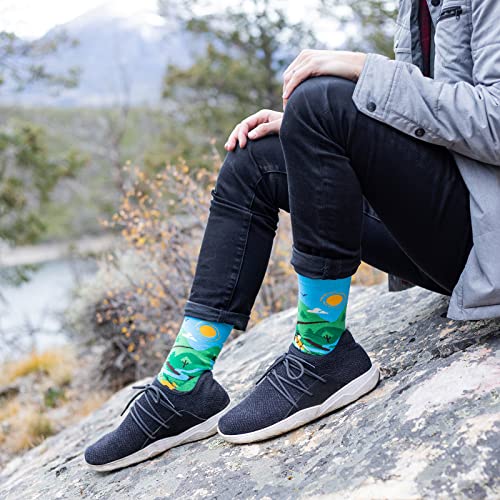 I'd Rather Be - Funny Socks Novelty Gift For Men, Women and Teens (Hiking) One Size