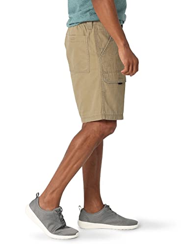 Wrangler Authentics mens Canvas Utility Hiker Cargo Shorts, Nutmeg, 36 US