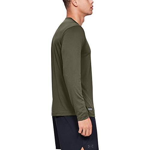 Under Armour Men's Tactical Tech Long-Sleeve Shirt , Marine Od Green (390)/Marine Od Green , Large