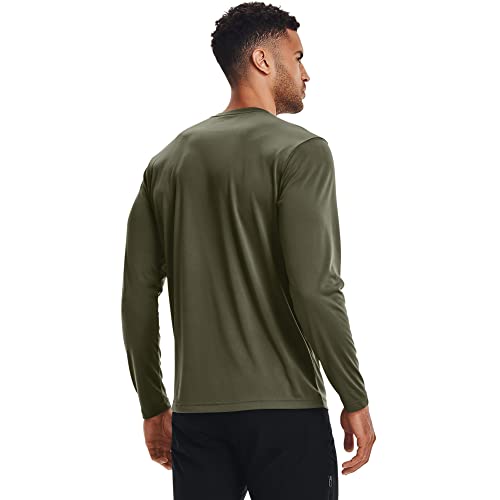 Under Armour Men's Tactical Tech Long-Sleeve Shirt , Marine Od Green (390)/Marine Od Green , Large