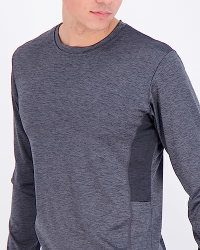 4 Pack:Mens Long Sleeve T-Shirt Workout Clothes Quick Dry Fit Gym Tee Shirt Athletic Active Performance Casual Moisture Wicking Exercise Clothing Running Cool Sport Training Undershirt Top-Set 4,L