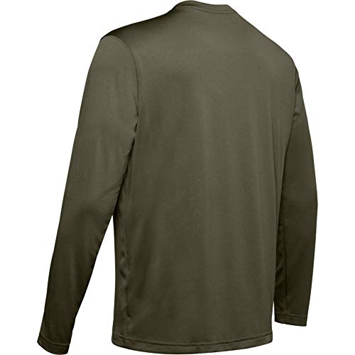 Under Armour Men's Tactical Tech Long-Sleeve Shirt , Marine Od Green (390)/Marine Od Green , Large