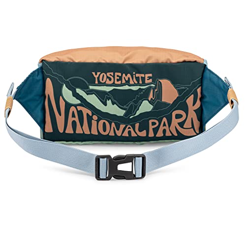 Oso Supply Co - Fanny Pack for Women and Men, Perfect Crossbody Running Pouch for Workouts, Hiking, Sports, Festivals, Outdoors, Traveling, Belt Bag Holds Phone and Accessories (Yosemite)
