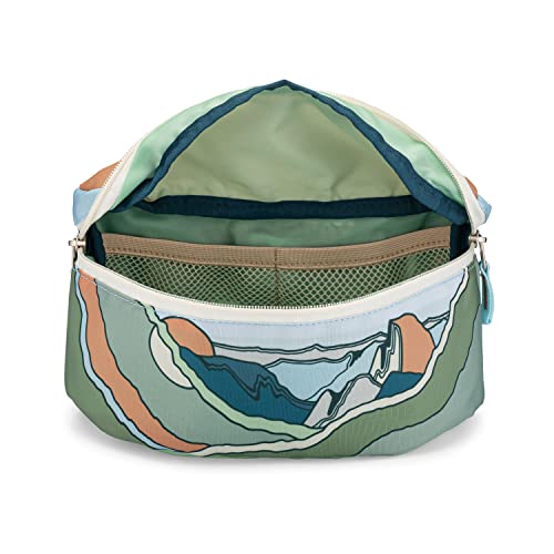 Oso Supply Co - Fanny Pack for Women and Men, Perfect Crossbody Running Pouch for Workouts, Hiking, Sports, Festivals, Outdoors, Traveling, Belt Bag Holds Phone and Accessories (Yosemite)