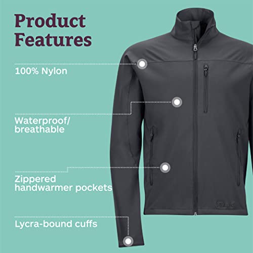 Marmot Men's Tempo Softshell Jacket, Jet Black, Large