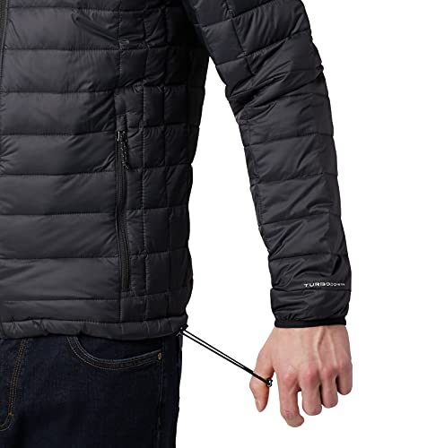 Columbia Mens, Voodoo Falls 590 TurboDown Hooded Jacket, Black, X-Large